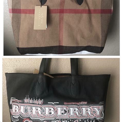 burberry logo sketchbook series tote bag|BURBERRY Coated Canvas Mega Check Sketchbook .